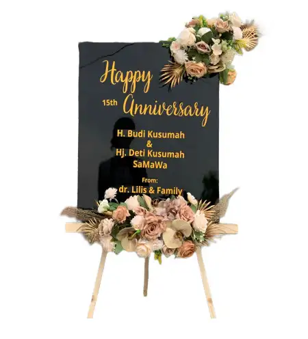 Papan Bunga Akrilik taman semanan indah