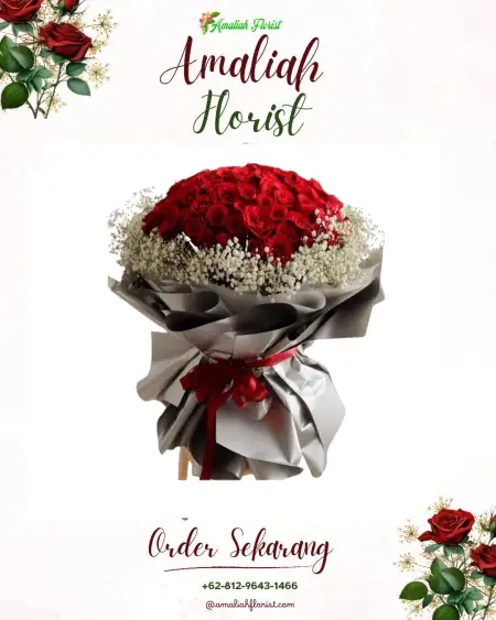 Buket Bunga taman semanan indah