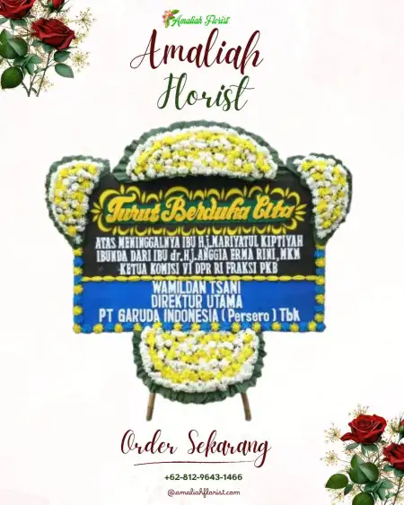 Papan Bunga Duka taman semanan indah